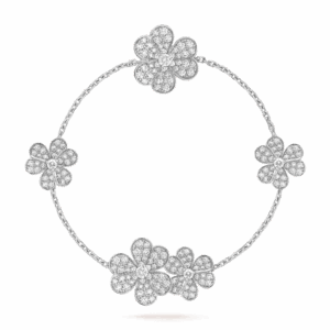 5 Flower Bracelet Full Diamonds